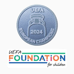 Spain Euro 2024 Champion & UEFA Foundation Badges