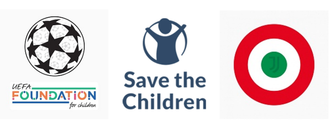 24/25 UCL & UEFA Foundation & Save The Children Sponsor (away) & Coppa Italia(Juventus) Badges